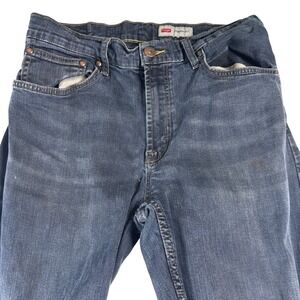 Wrangler Straight Fit‎ Jeans Men Denim Blue Cotton Blend Comfort Casual 30"x28"